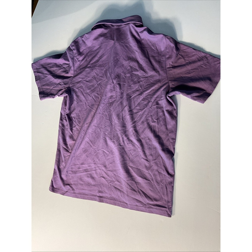 Criquet Polo Shirt Mens XLarge Purple Cotton Short Sleeve Golf Casual Pocket - Picture 5 of 6